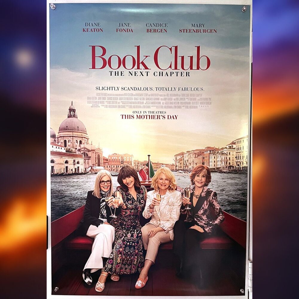 BOOK CLUB: THE NEXT CHAPTER (2023) - ORIGINAL DOUBLE SIDED MOVIE POSTER